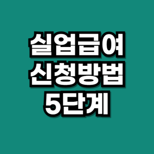 실업급여 신청 절차