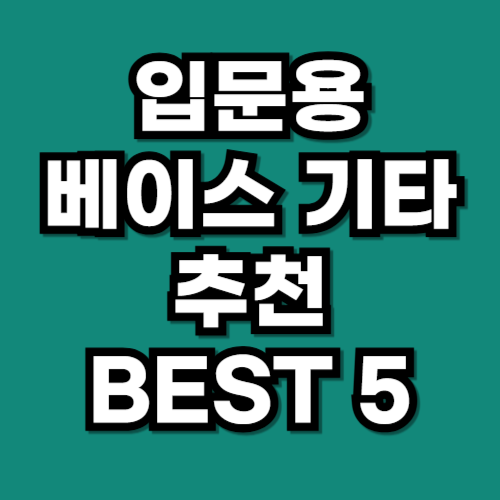 입문용 베이스 기타 초보 구매 가이드