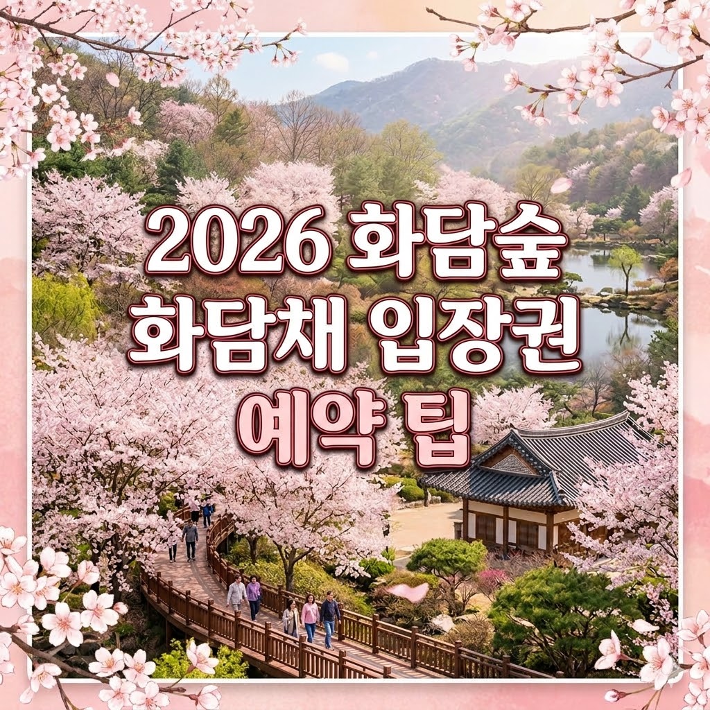 화담숲 화담채 예약 2026