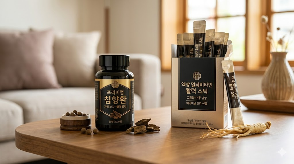 액상 멀티비타민 침향환 영양제 선물 사진